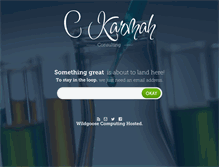 Tablet Screenshot of ckarmahconsulting.com